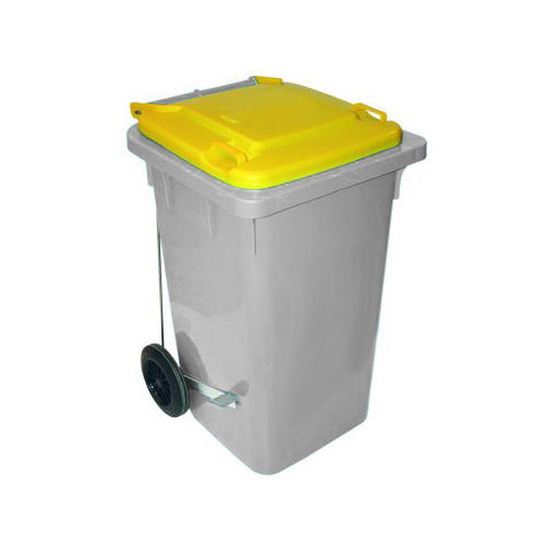 CONTENEDOR DE  BASURA 80 L 2 RUEDAS Y PEDAL